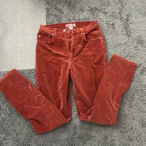 vintage rust corduroy pants